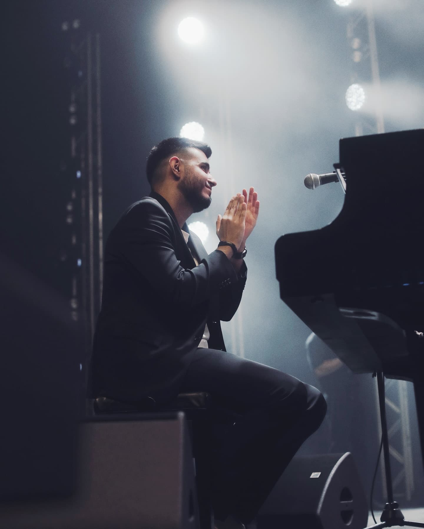 Jad Obeid at the piano